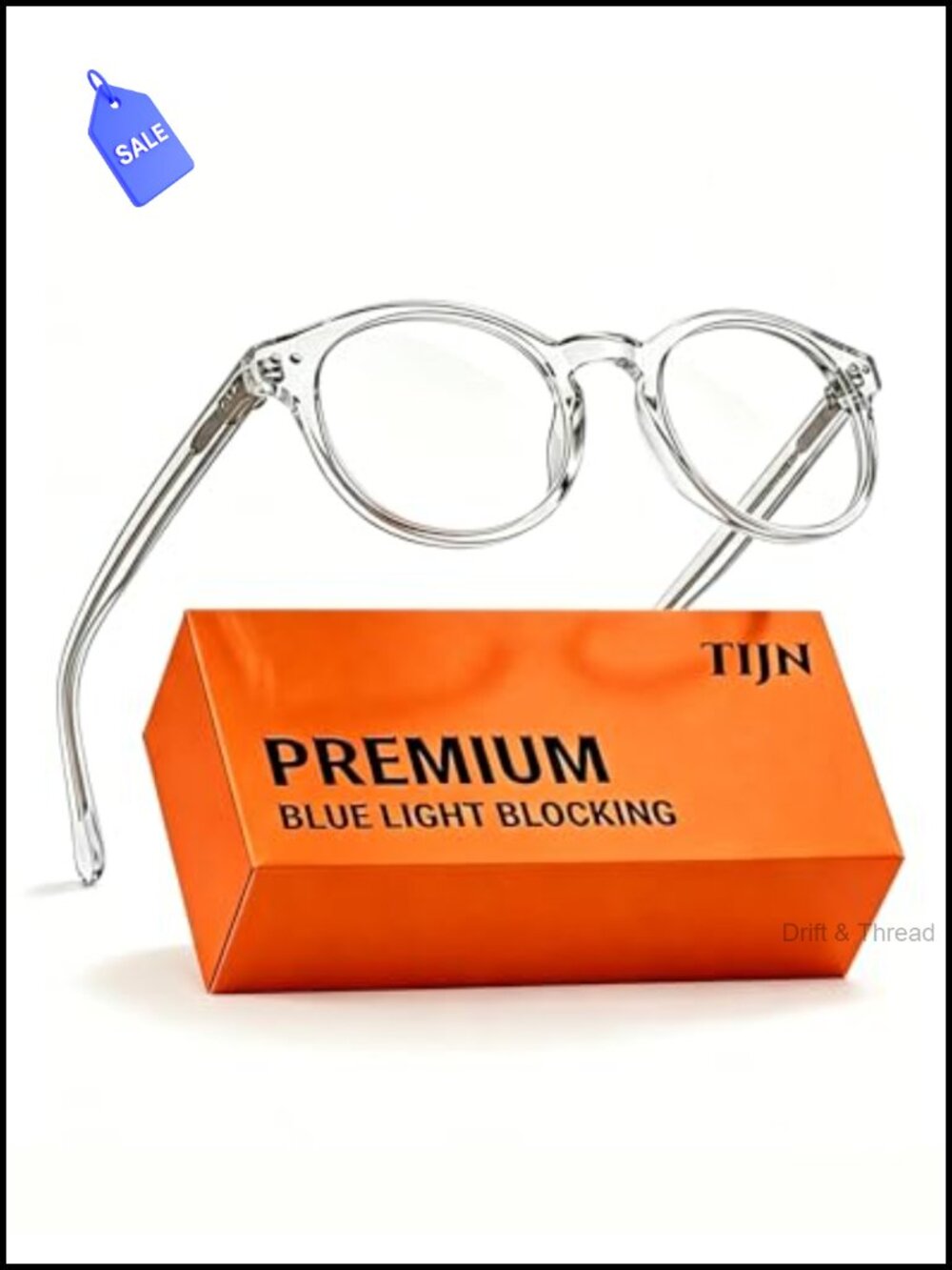 Blue Light Blocking Glasses Round Frame Computer Gaming Eyeglasses